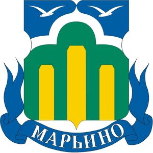 Гербовая эмблема и флаг муниципального образования Марьино